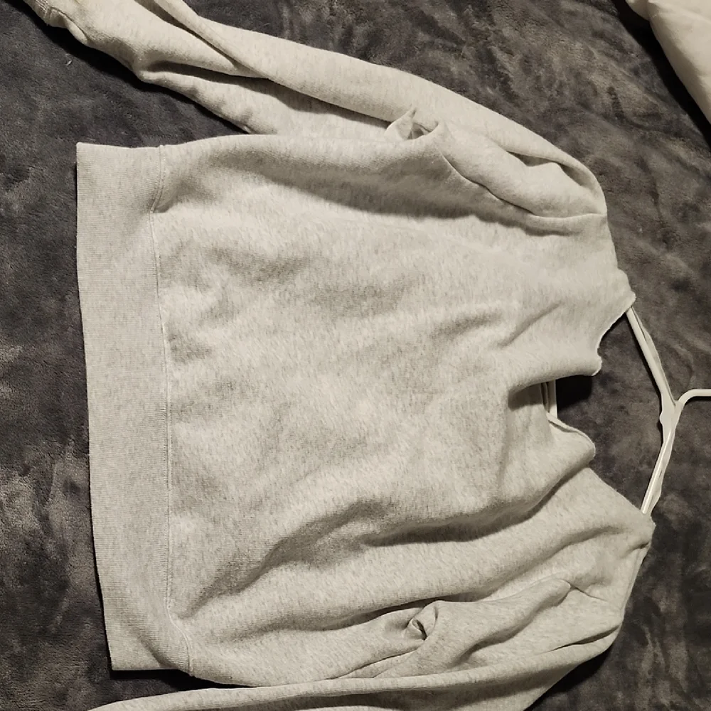 Victoria Secret Pink Grey Sweat Suit ( top And Bottoms) With Pastel Color "PINK" - Picture 5 of 11